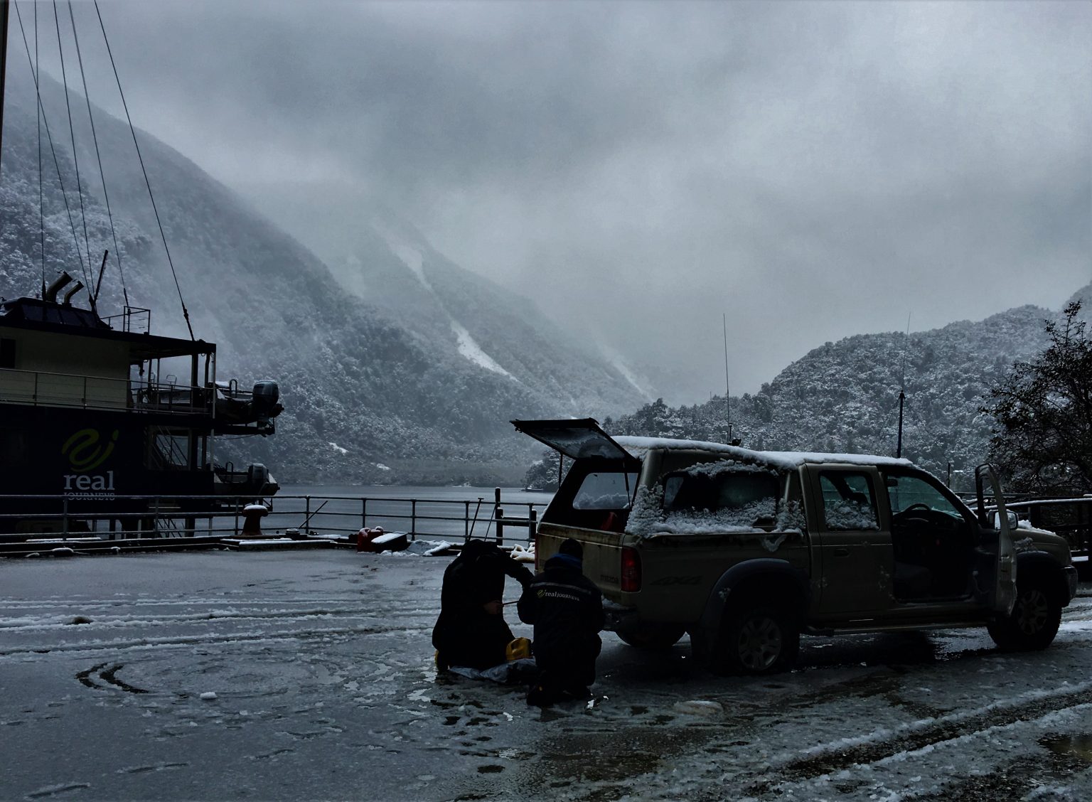 Snowed in Deep Deep Cove NZ Hikes